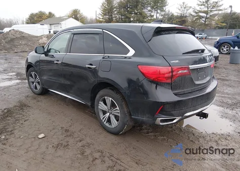 2018 Acura Mdx z USA, uszkodzony, nr VIN 5J8YD4H32JL020698